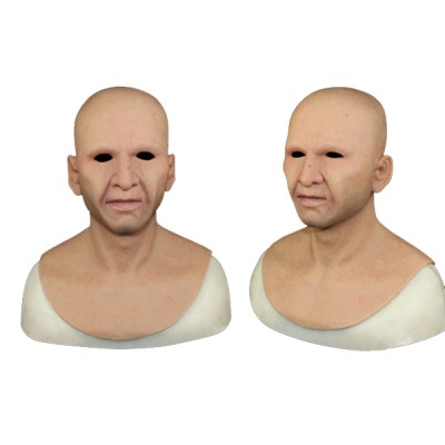 (SF-N2) Crossdress cosplay realistic human face silicone male full head mask fetish wear (SF-N2) Crossdress cosplay realistic human face silicone male full head mask fetish wear